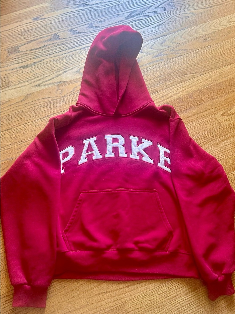 Parke Red hoodie sweatshirt L/XL EXCELLENT CONDITION!